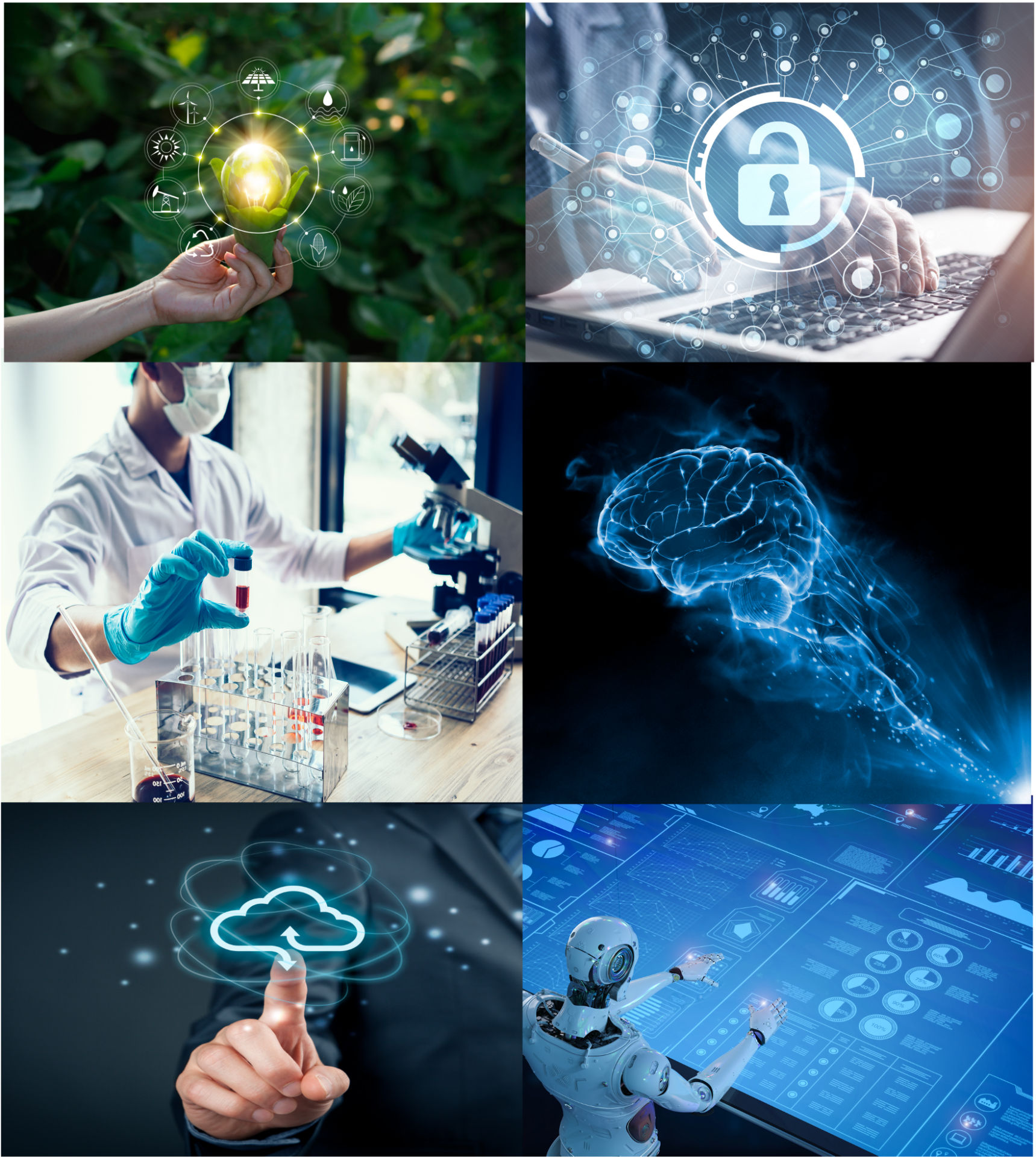 Kollage von mehreren Bildern